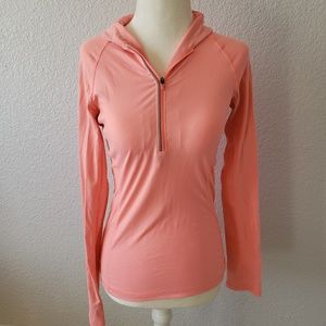 PINK FOREVER 21 HALF ZIP UP WORKOUT JACKET